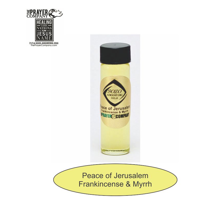 SOZO Oil - Frankincense & Myrrh - Peace of Jerusalem - 1/4oz Standard Bottle - 10 pack