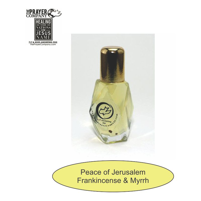 SOZO Oil - Frankincense & Myrrh - Peace of Jerusalem - 1/4oz Diamond Bottle