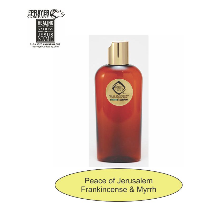 SOZO Oil - Frankincense & Myrrh - Peace of Jerusalem - 4oz Bottle
