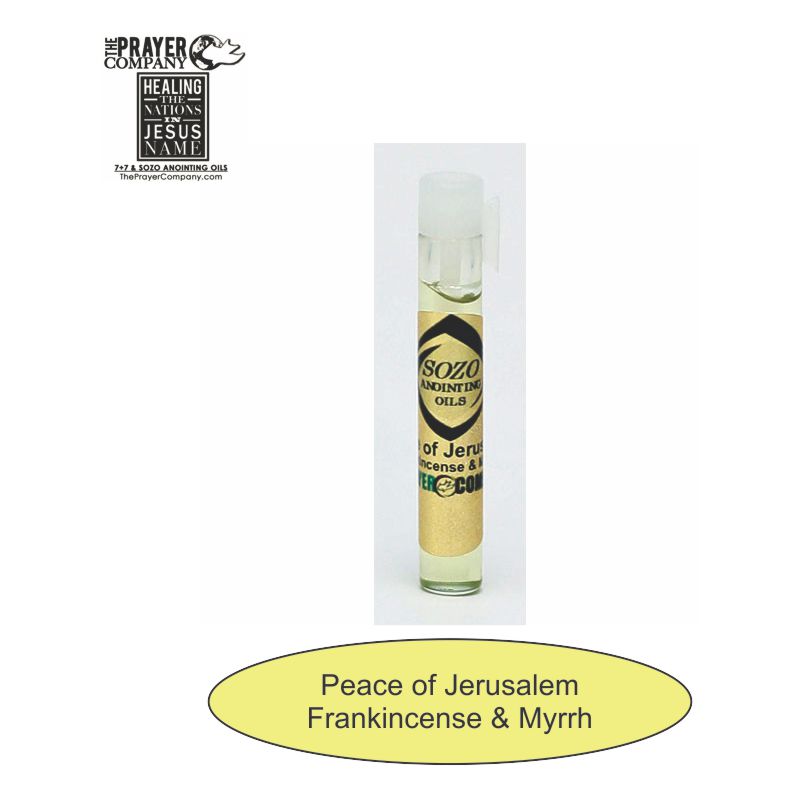 SOZO Oil - Frankincense & Myrrh - Peace of Jerusalem -  Vial